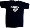 Sorry I Just Dont Care Funny V-Neck T-Shirt
