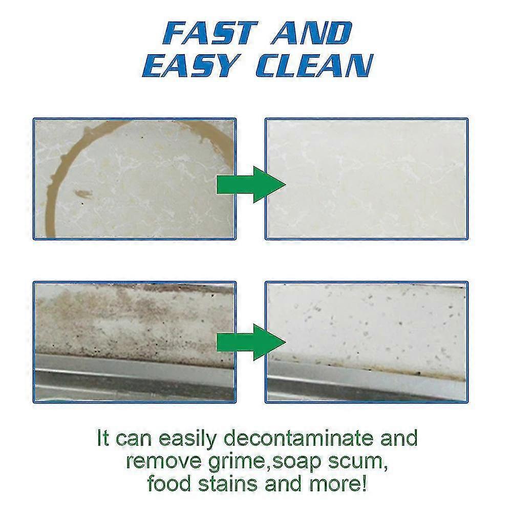 3pcs Stone Stain Remover Granite Quartz Marble Tile Stubborn Stains Deep Cleaning Powder Strong Decontamination Granite Cleaner - Ri