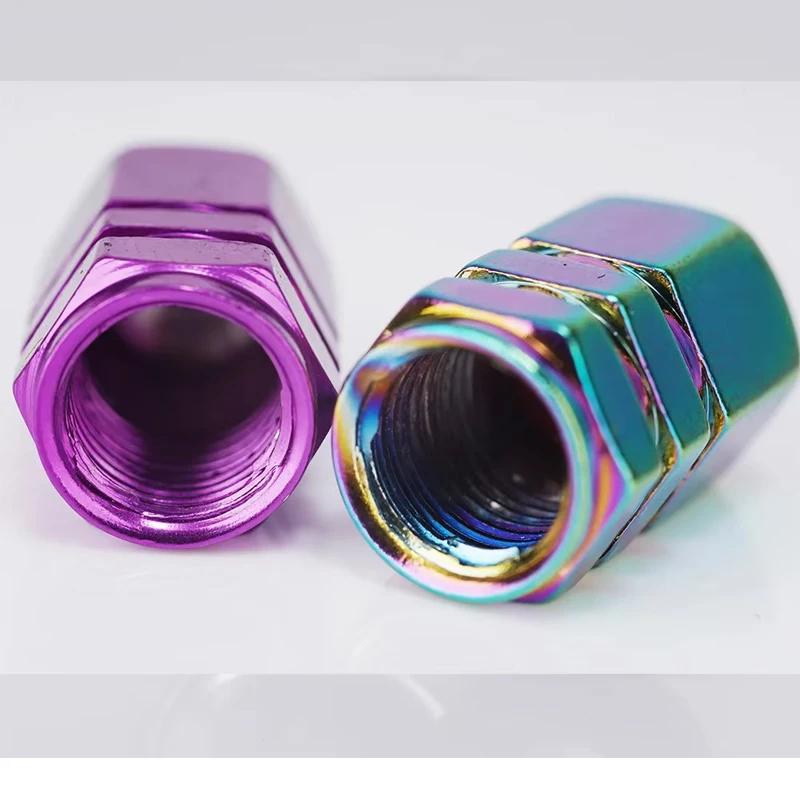 4PCS aluminum alloy car tire valve stem cap tire wheel rim valve cover dustproof and waterproof For Tesla Series car accessory