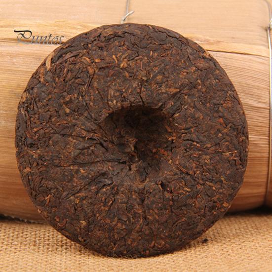 100g Yüksek Kaliteli Çin Yaşlı Yunnan Puerh Olgun Çay Yuvarlak Tuğla Sağlık