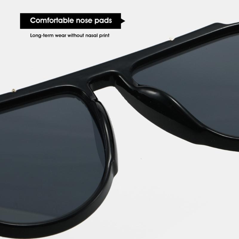 Stylish Unisex Pilot Sunglasses With Large Frame For Women Men Various Face Shape And Outfit For Casual Formal Event