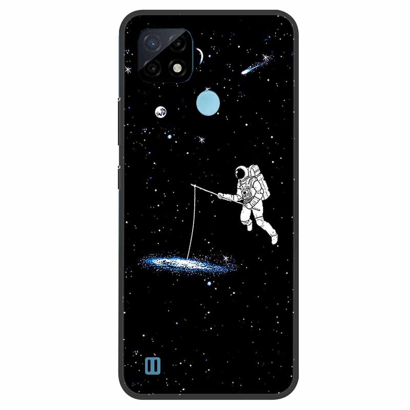 Pro Realme C21 Pouzdro Nárazuvzdorné Měkký silikon TPU Zadní kryt Pro Realme C31 C21Y C25S C25 Pouzdra na telefony Realme C21 C31 Roztomilý kreslený