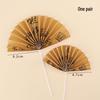 Plum Blossom Branch Longevity God & Goddess Cake Toppers for Birthday Celebration