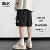 Baleno Men's 2026 Summer American Workwear Cargo Shorts