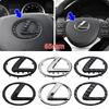 ABS Steering Wheel Center Emblem Sticker for RX NX ES IS GX LX UX CT GS F Sport RX300 RX350 GX460 Etc Logo Badge Decal