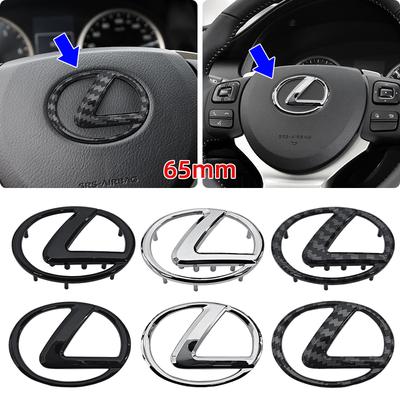 Autocollant Emblème Central de Volant ABS pour RX NX ES IS GX LX UX CT GS F Sport RX300 RX350 GX460 etc Autocollant Badge Logo