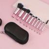 10Pcs Mini Makeup Brush Set with Storage Bag, Portable Travel Goods, Loose Powder Brush, Eyeshadow Brush, Concealer Brush Professional Makeup Brush