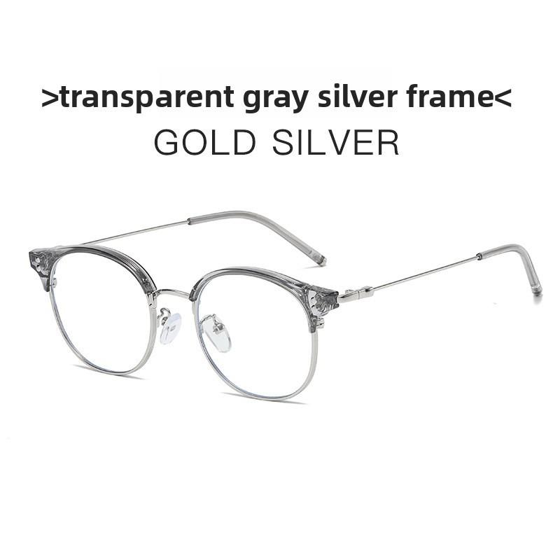 Elegant Flat Eyewear With Antiradiation Lenses For Office And Casual Use