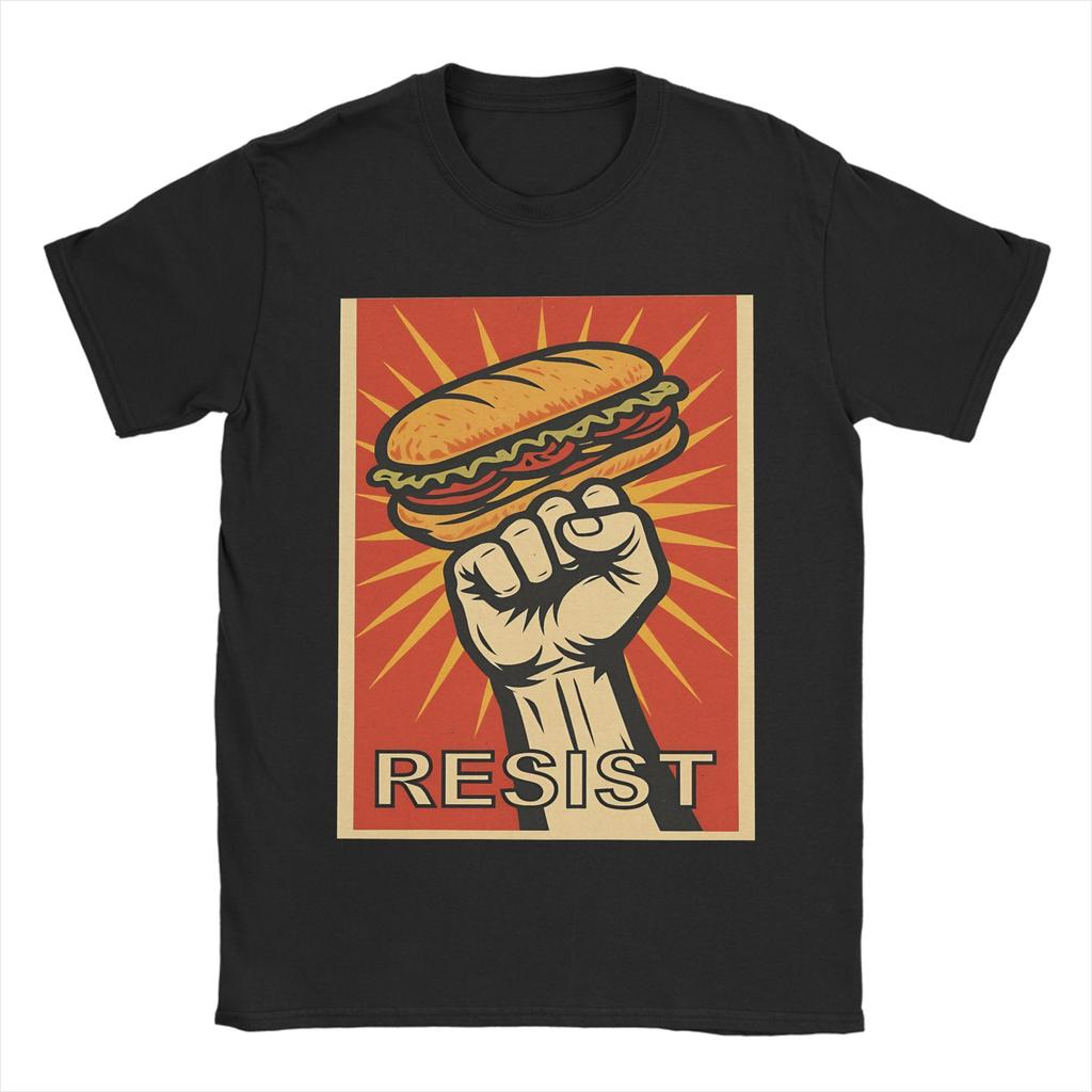 Men Dc Sandwich Guy T Shirt Pure Cotton Clothing Humor Short Sleeve Round Collar Tee Shirt 6XL T-Shirt