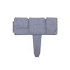 Q1JB 5/10/20 Pcs Imitation Stone Effect Lawn Fence Gardening Edging Interlock Flower Bed Border Plant Bordering Grass Edge