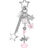 VVV Star Ribbon Butterfly Star Keychain