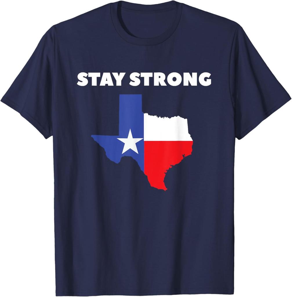 Flag Stay Strong Texas Cute Present Gift Support Unisex T-Shirt