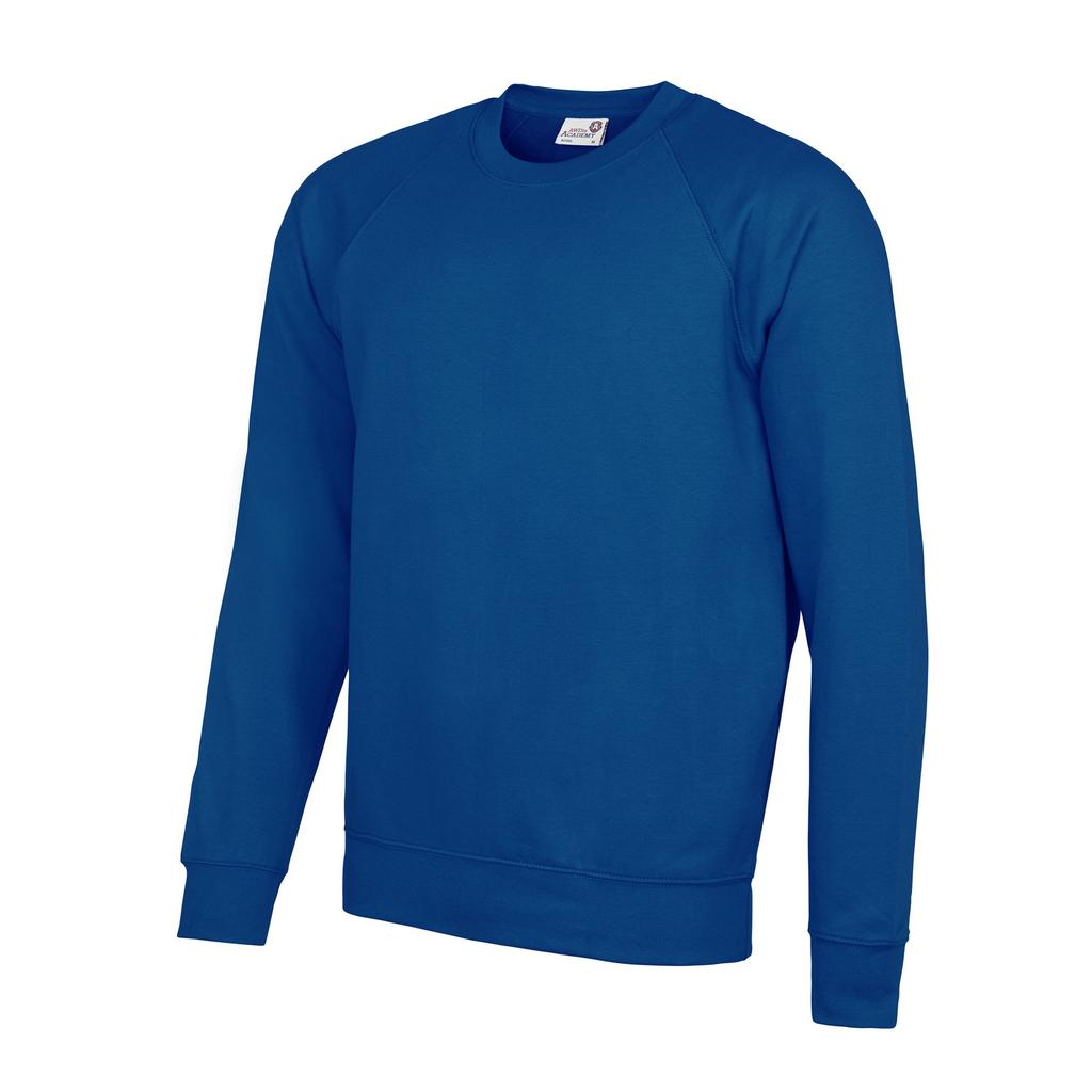 Awdis Academy Herren-Raglan-Sweatshirt mit Rundhalsausschnitt