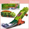 Dinosaur Transforming Toy Car Set For Kids Age Zero To Six With Inertia Drive And Track Storage