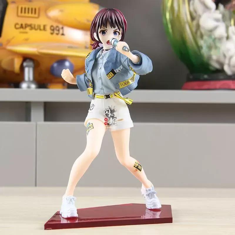 20cm Cartoon Girls Band Cry Suzuhira Hiro Character Model Hand-Made Cartoon Cute Girl Ornaments Toy Birthday Gift