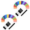 2set PVC Material Light Gel Filters 12 Colors Color Filter Sheets  Photography Lighting