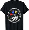 Autism We Are All Under The Same Stars Space Astronaut T-Shirt
