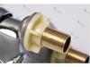 Dual-Use Copper Faucet with Dual Handles and Shower Head for Hot and Cold Basin