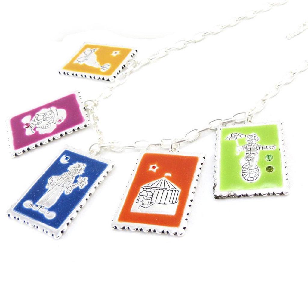 Les Trésors De Lily [J2811] - Multicolored 'Circus' Designer Long Necklace