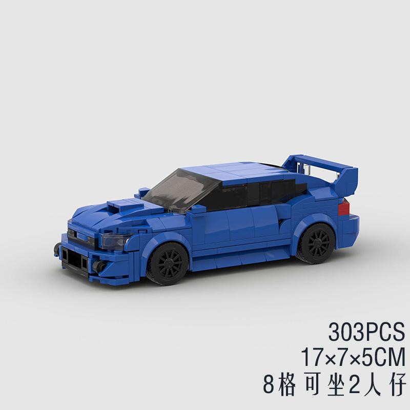 Creative Champion Car MOC City Vehicle Super Car Rally Building Blocks Bricks Set Ornament Diy Consturction Toys For Kids Adults