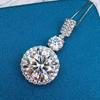 Silver Plating Plated, 6-carat Stunning Green Synthetic Pendant Necklace - VVS Clarity, Fashionable and Avant-garde Men's