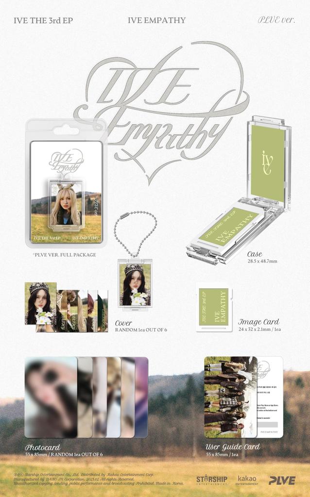 IVE THE 3rd EP EMPATHY is a digital album and does not include a CD [IVE (PLVE ver.)] (Korean Edition) This (app required)