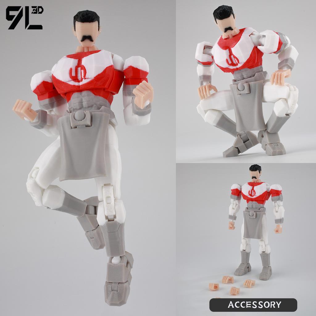 9L3D Printe Dummy13 T13 Imbatabilul Mark Grayson Rezistent la gloanțe Mark Grayson Figurină de Acțiune Model Colecționabil Anime Jucărie Cadou Pentru Copii