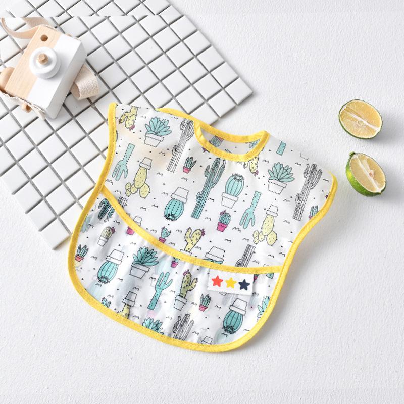 Waterproof Soft Bib for Babies & Toddlers, Long Sleeve Smock, Anti-fouling, Easy To Clean, Comfortable, Suitable for Eating