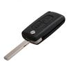 433MHz 2-knappars byte av fjärrkontroll till bil med Chip Fob-sändare Clicker Alarm Passar för Peugeot 2004-2008 Key