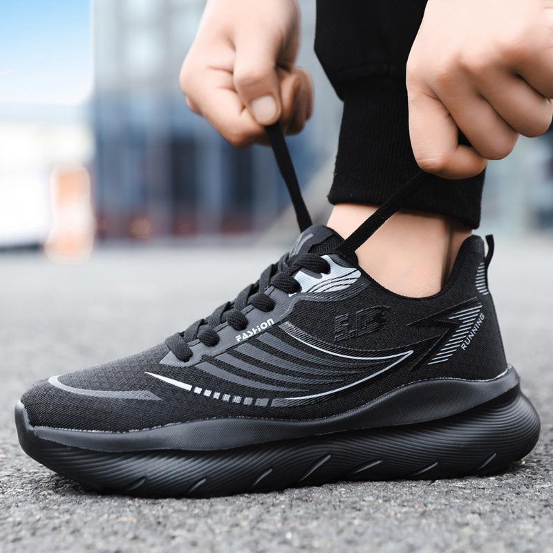 

Мужская и женская парная обувь черная летающая плетеная обувь холодного литья легкая амортизирующая беговая обувь спортивная повседневная обувь обувь для ходьбы 36