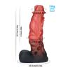Muscle God's New Anal Plug Shaped Silicone Dildo Soft Mixed Color Female Simulation Masturbator