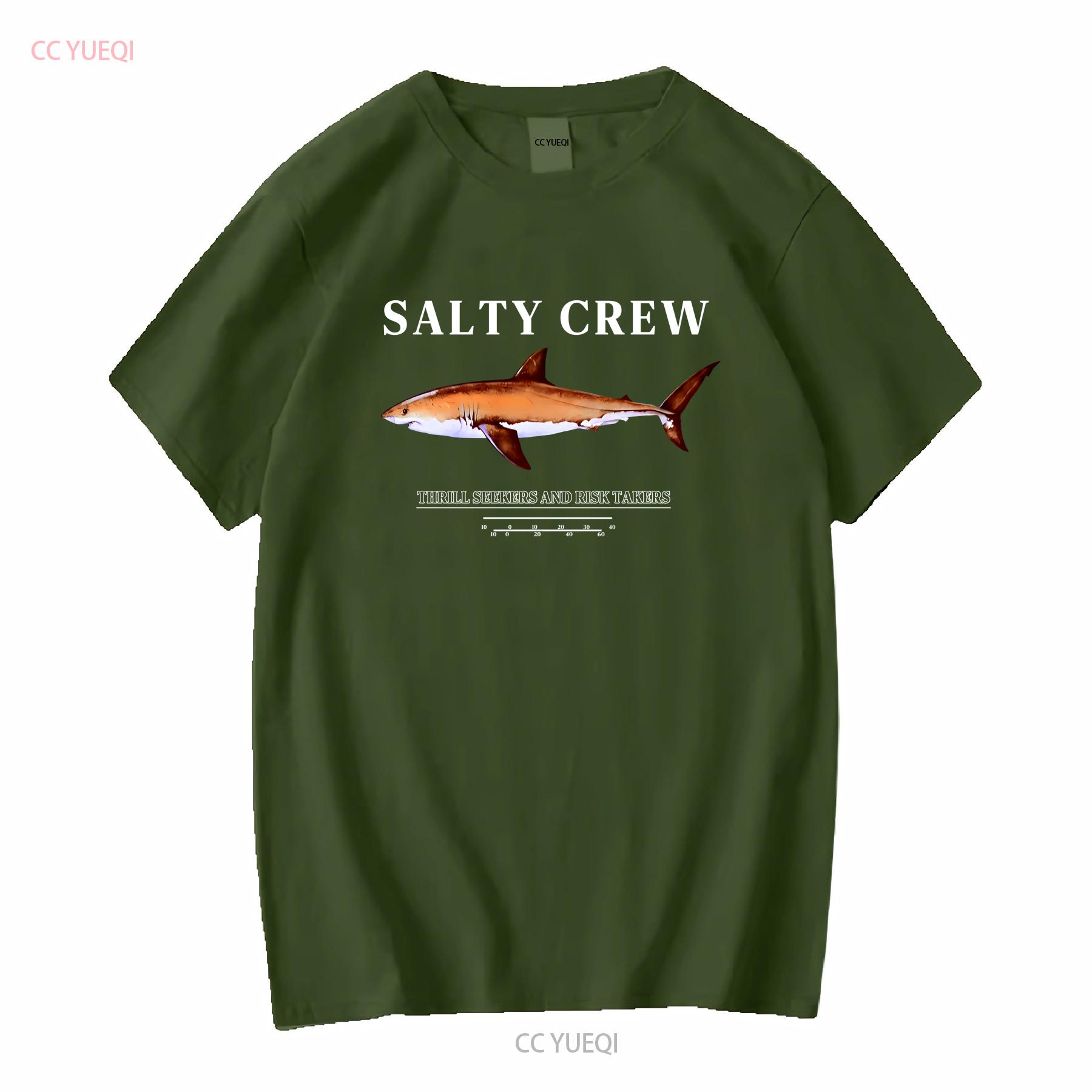 

Salty Crew Велика світло-блакитна аквамаринова футболка риболовля пляжне життя дуже добре довгі або короткі рукави вінтажний Потертий з принтом XL