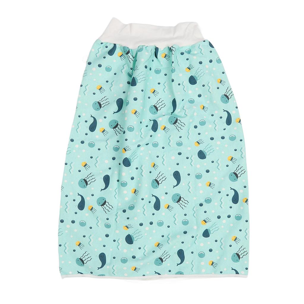 Windelrock für Erwachsene Tragbare Inkontinenzmatte Waschbarer Baumwollstoff Wiederverwendbare Windel Bettunterlage