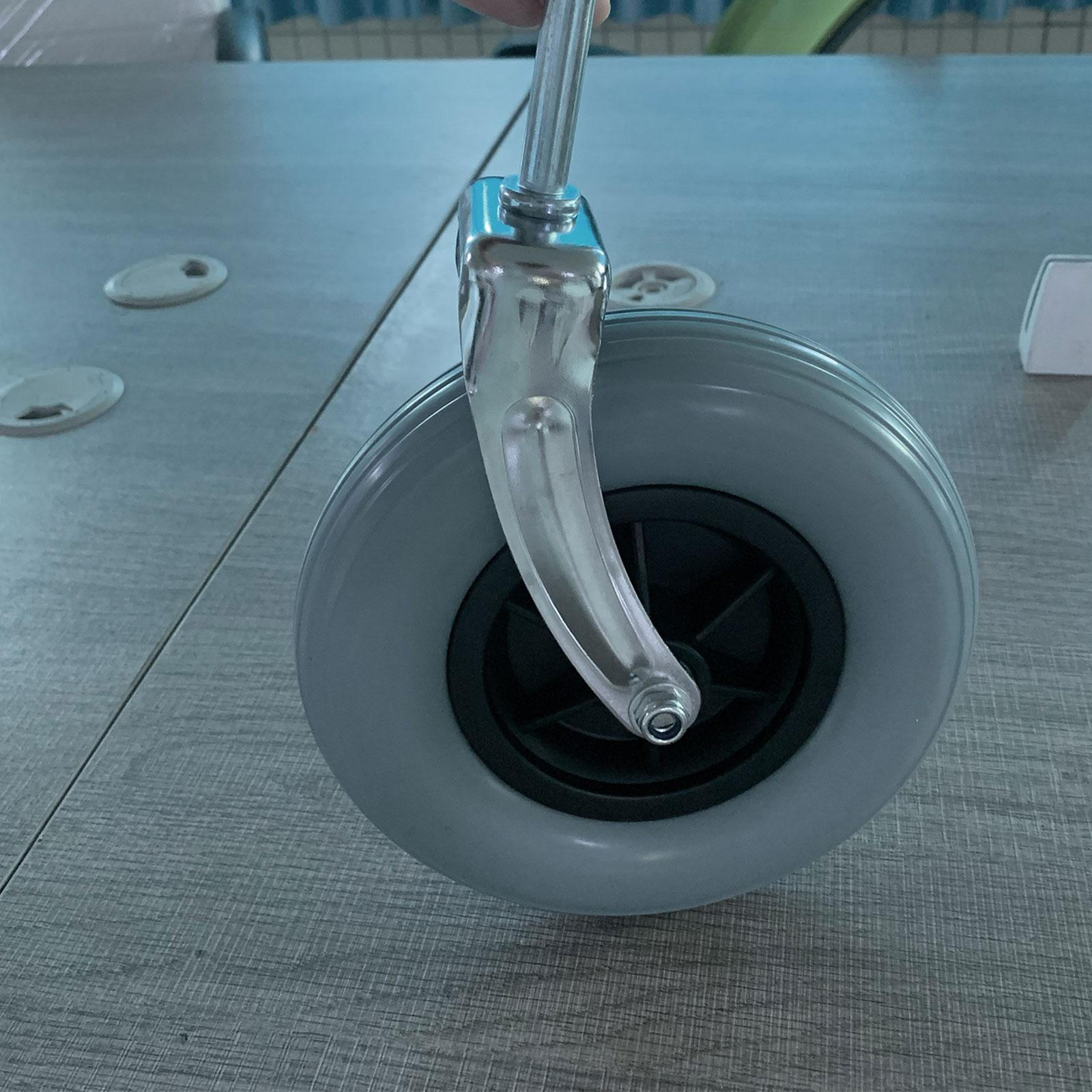 

Переднее колесо для инвалидной коляски 8 дюймов Износостойкое ручное управление Аксессуары