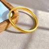 Plain Circle Loach Back Bracelet Women's Niche Light Luxury Solid Bracelet