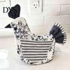Handmade Chicken Kitchen Decor 2PCS Insulated Oven Mitts, Cute Shape Pot Holders, Heat Resistant Holders Cotton Gloves, for Farmhouse And Baking