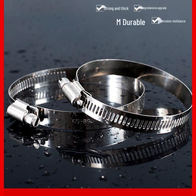 Zacisk do węża i rury ze stali nierdzewnej 201 do wody, okapu kuchennego, pralki, rury gazowej