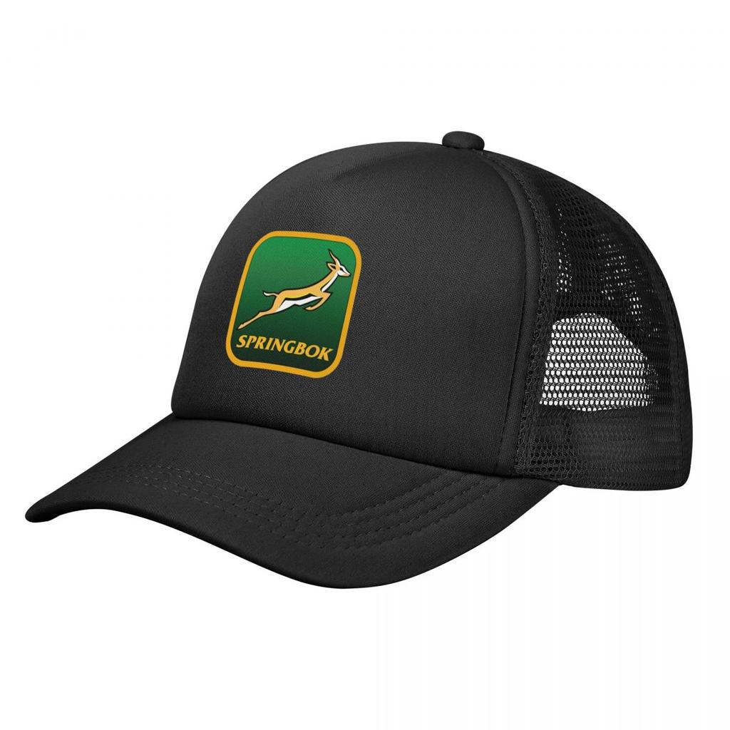 South Afric Springbok Rugby Trucker Caps Unisex Women Fashion Hats Sun Caps Sports Cap Snapback Caps Mesh Baseball Cap Summer