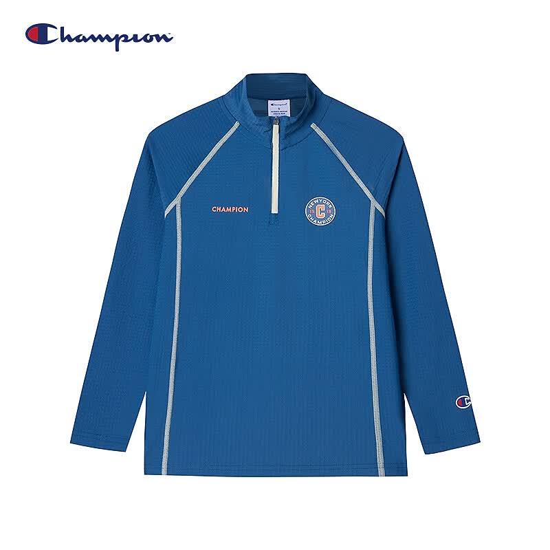 Champion Kids' Half-Zip Thermal Long Sleeve Top