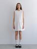 Anout Pintuck Shirt Dress White