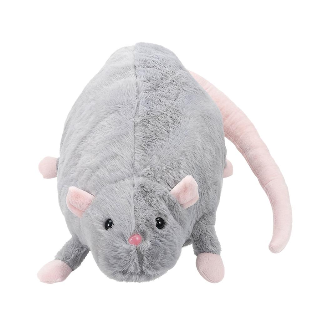 Plush Flower Branch Rat Doll Cartoon Animal Figure Cute Mouse Doll  Kids Gift Birthday