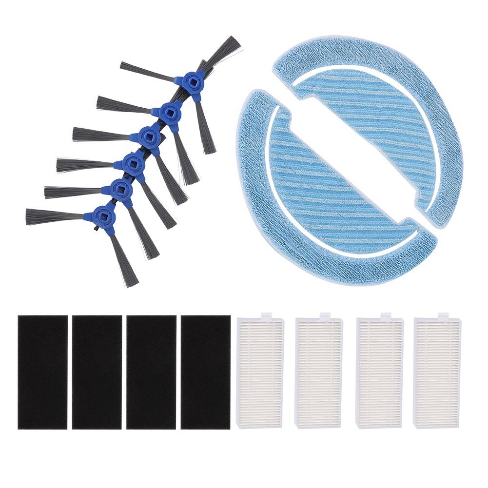 Κιτ Ανταλλακτικών Πλαϊνής Βούρτσας Πανί Σφουγγαρίσματος Φίλτρου Κατάλληλο για Αξεσουάρ Ρομπότ Σάρωσης Conga