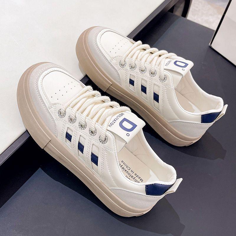 Fashion 2024 New Classic Women Sneakers Lace Up Flat Walking Shoes for Ladies Platform Shoes Casual Vulcanized Shoes zapatos de mujer