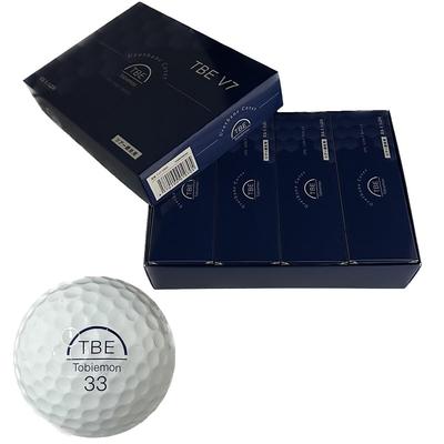 Golfball TOBIEMON V7 4-teilig Urethan für Tour-Wettbewerbe Weiß 12 Bälle