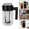 Airtight Seal Coffee Pots Silicone Handle Iced Coffee Brewer Durable Cold Brew Coffee Maker  Home