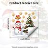 Snowman Combined with Christmas Tree Pattern Decoration Stickers for The Windows of The Living Room and Bedroom