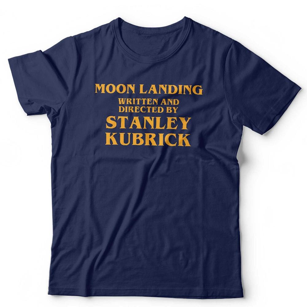 Conspiracy Tshirt Moon Landing Stanley Kubrick Unisex Kids Space NASA 1969 S