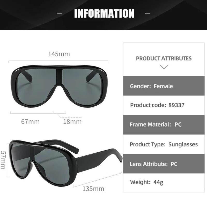 2026 New Fashion Oversized Frame Sunglasses Premium Trendy Sun Glasses UV Protection Eyewear Classic Driving Shades