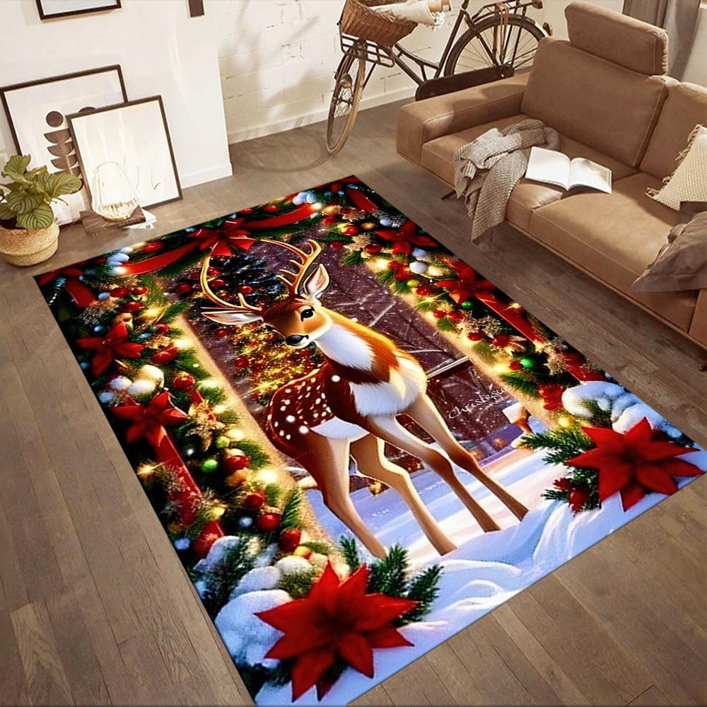 Christmas 369 Carpet Perfect for Kitchen Game Room Living Rooms Entryway Antislip Carpet Anime Office Decor Perfect Birthday/Christmas Gift Idea