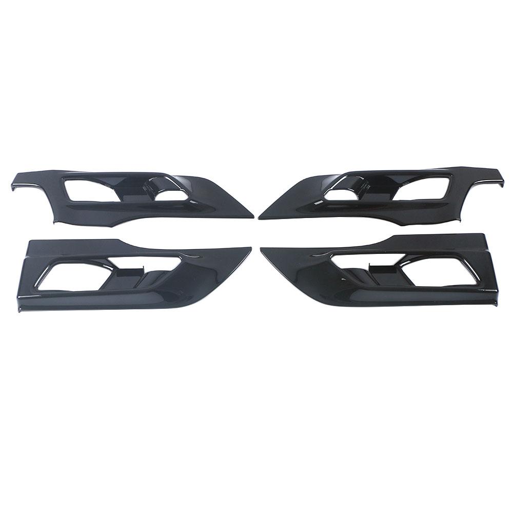 

For GWM Tank 300 2024 2024 RHD LHD Inner Door Handle Frame Cover Trim Interior Accessories Black Carbon Decor Refit Sticker